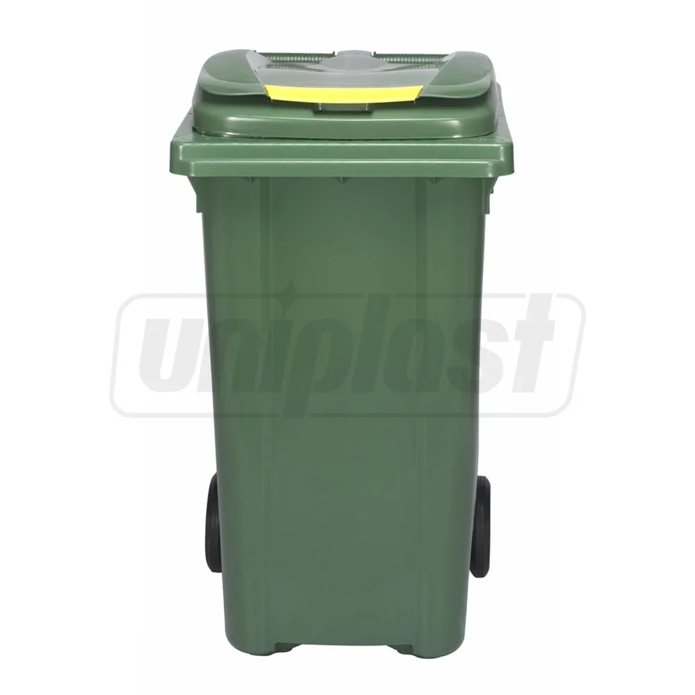 Cos pentru transportarea deseurilor  240 L pe roti (verde) UNI