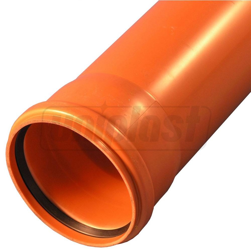 Teava PVC SN8 MS D.160 L=3 m / 4.7 mm