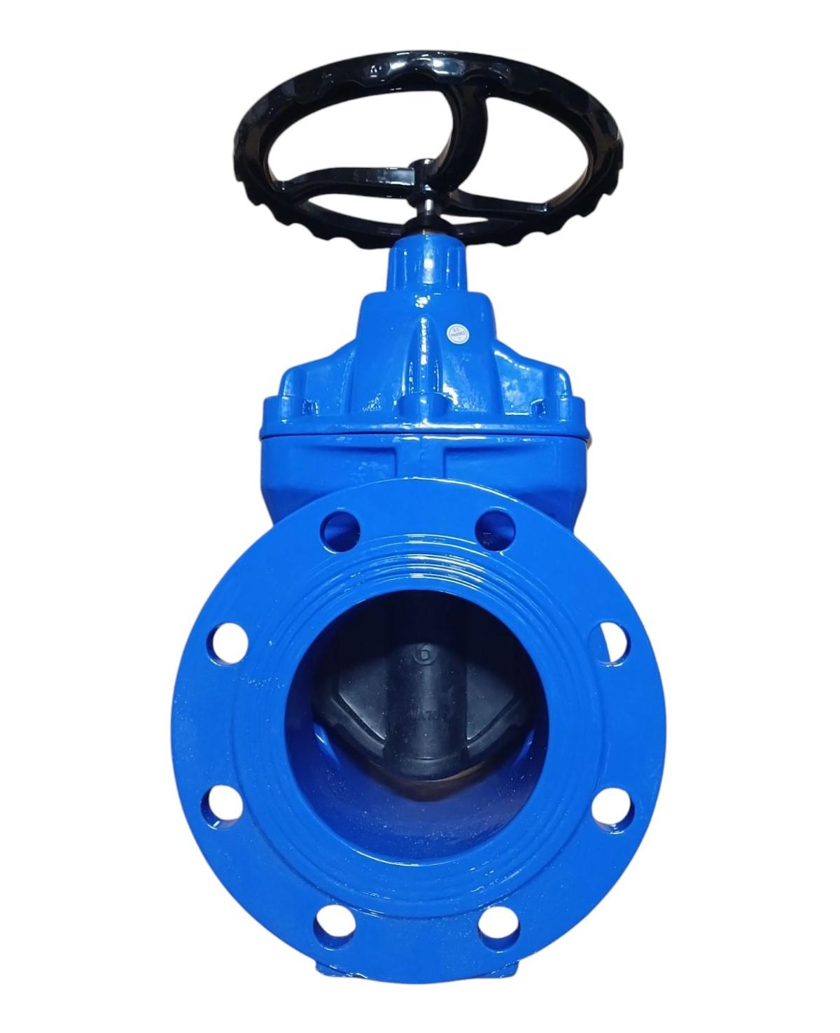 Задвижка чугунная D.150 PN10/16 обрезиненный клин EN558 (Serie 14) (L=210 мм) (8 отверстий)  WATO