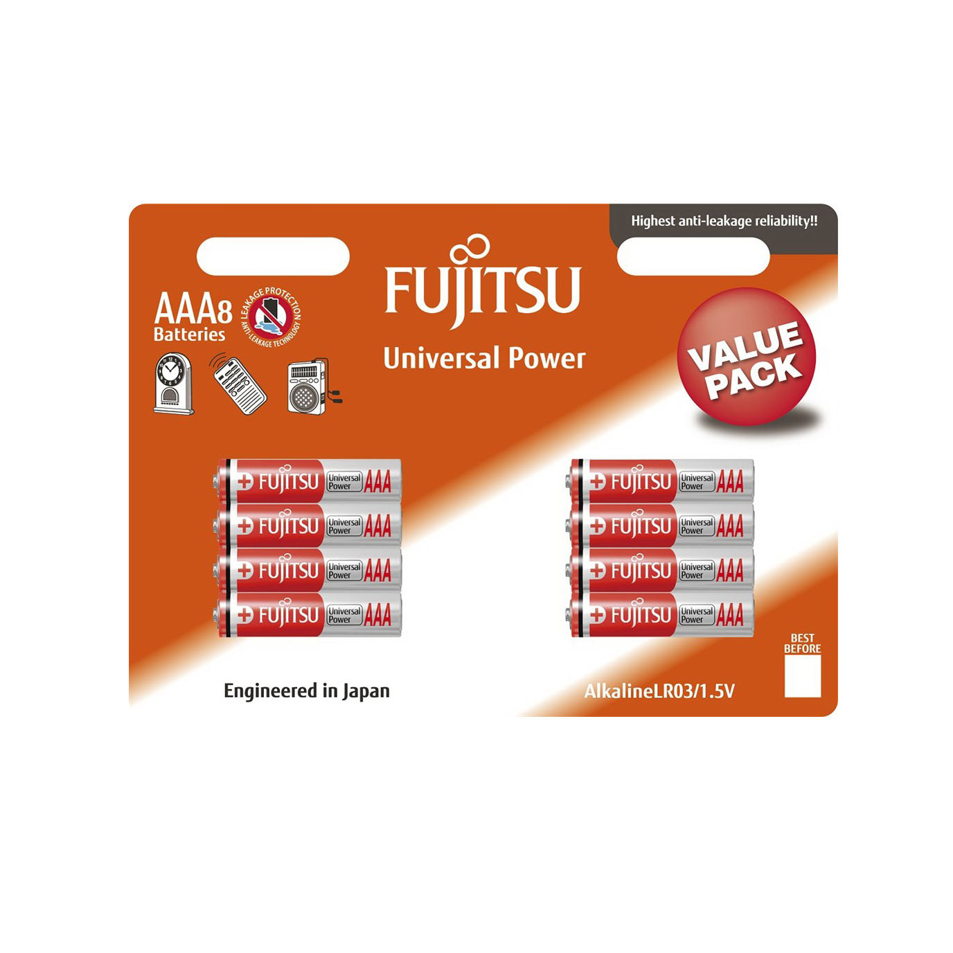 Батарейка ALK G R3/8 блистер FUJITSU