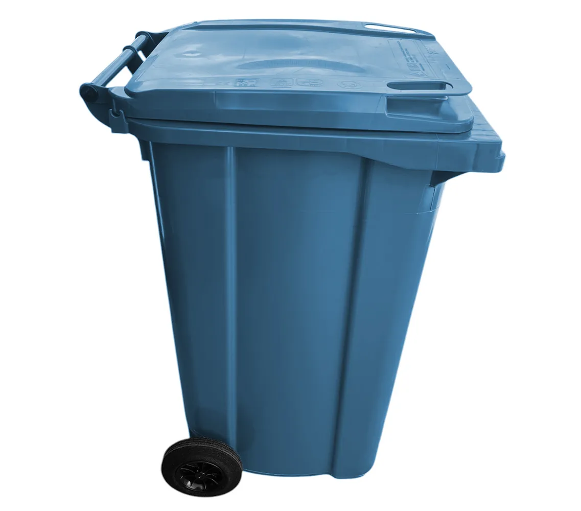 Бак мусорный 240 л на колесах (синий) HE