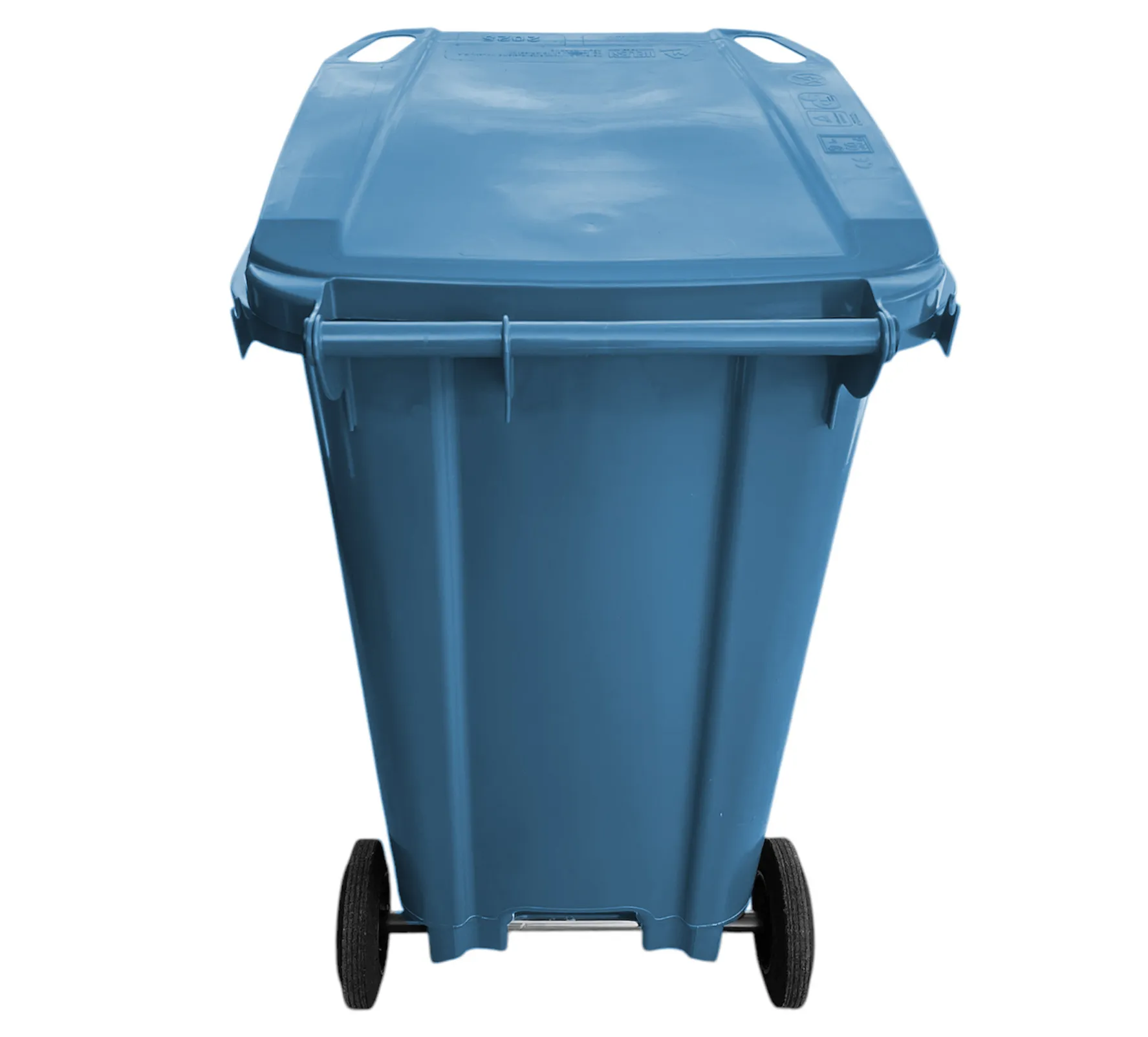 Бак мусорный 240 л на колесах (синий) HE