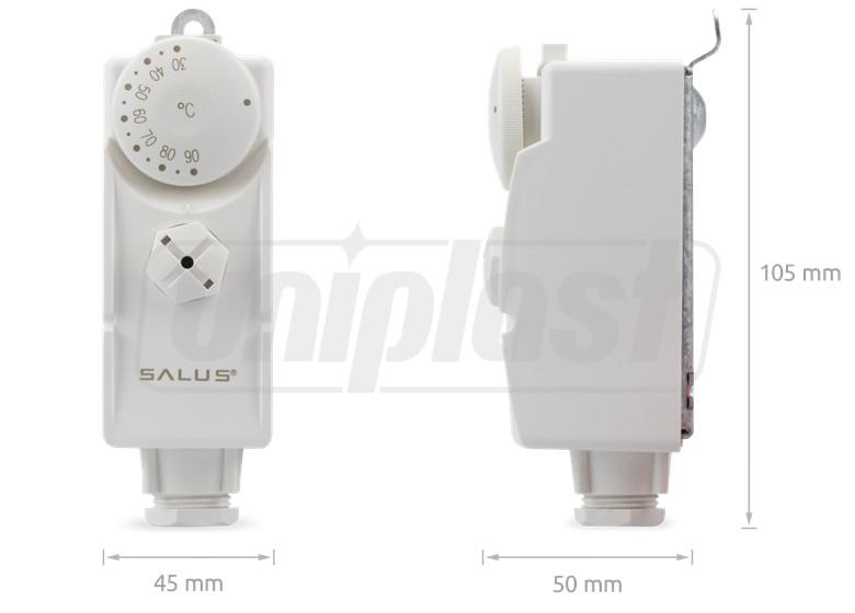 Termostat mecanic de teava AT10 SALUS