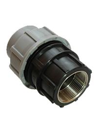 Переход зажимной бронзовый D. 32 x 1" Мама / 10 T  UNISERA