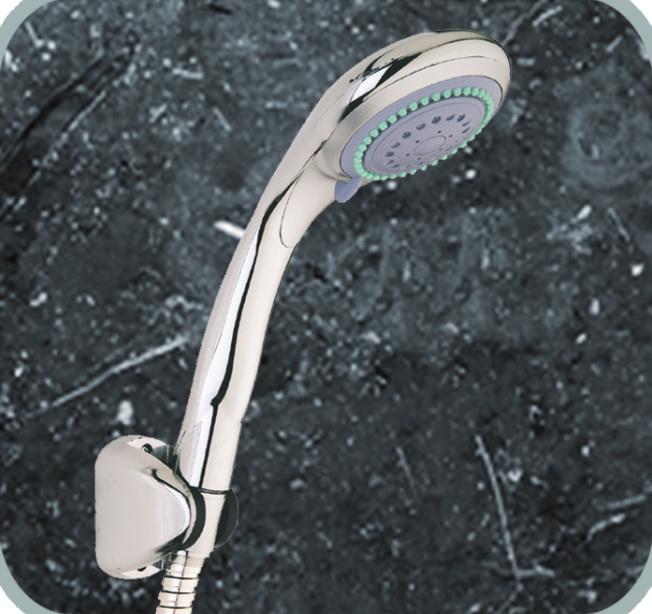 Душевая гарнитура KAS Nergis (душевая насадка + кронштейн)