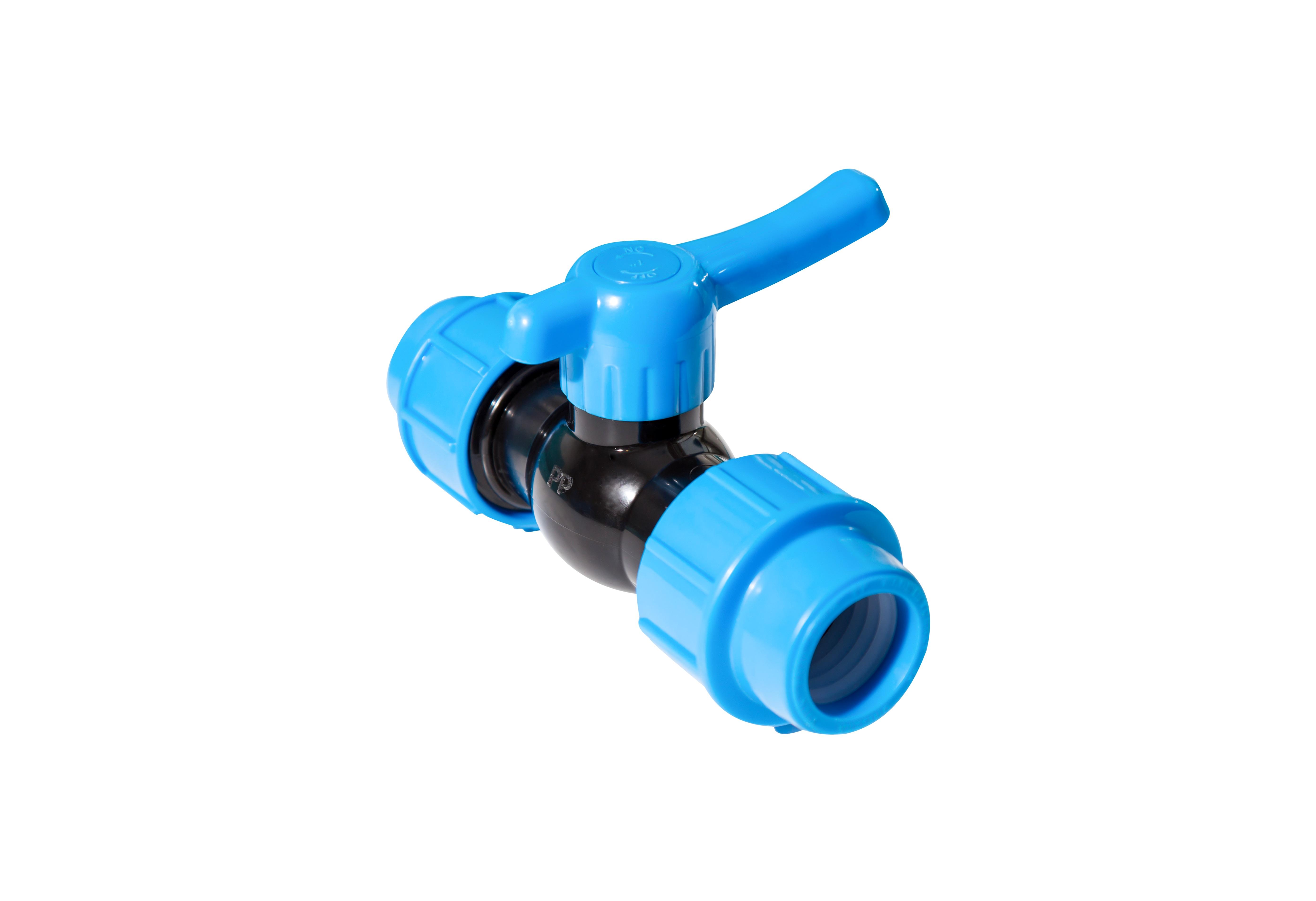 Кран шаровый зажимной ПП D.110 x 110 / PN10 T UNISERA