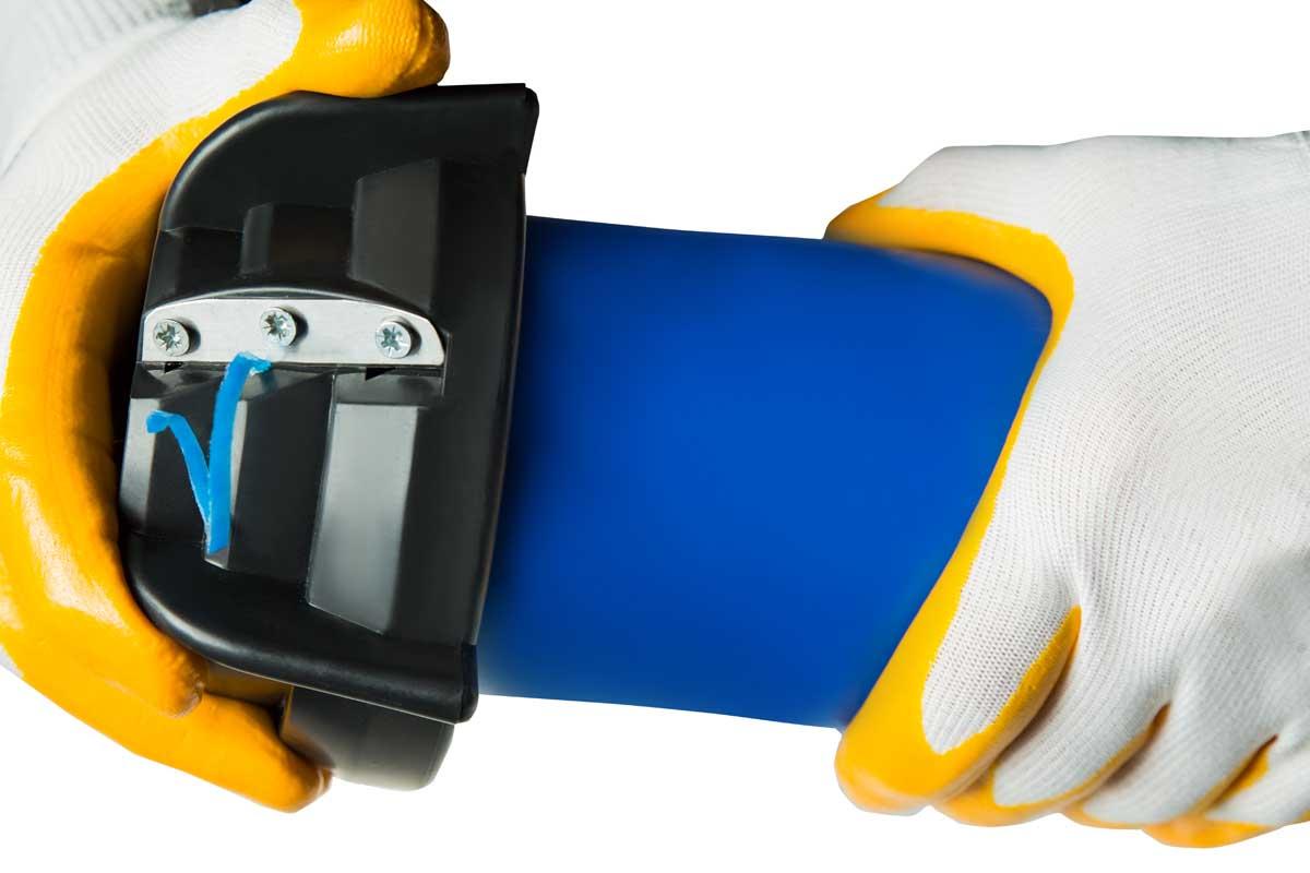 Ascutitoare cu gradator pentru tevi din PE D. 75-110 T  UNISERA