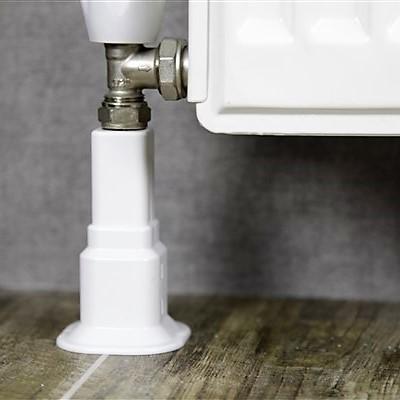 Tub decorativ plastic pentru calorifer (D. 16-20) (alb) (2.4", 50-160 mm)  RADIVA