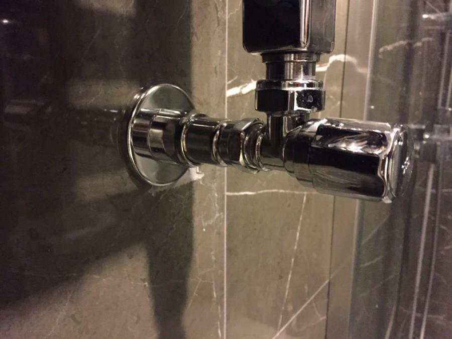 Декоративная накладка на трубу (D. 16-20) для полотенцесушителя (хром) (30-70 мм)  RADIVA