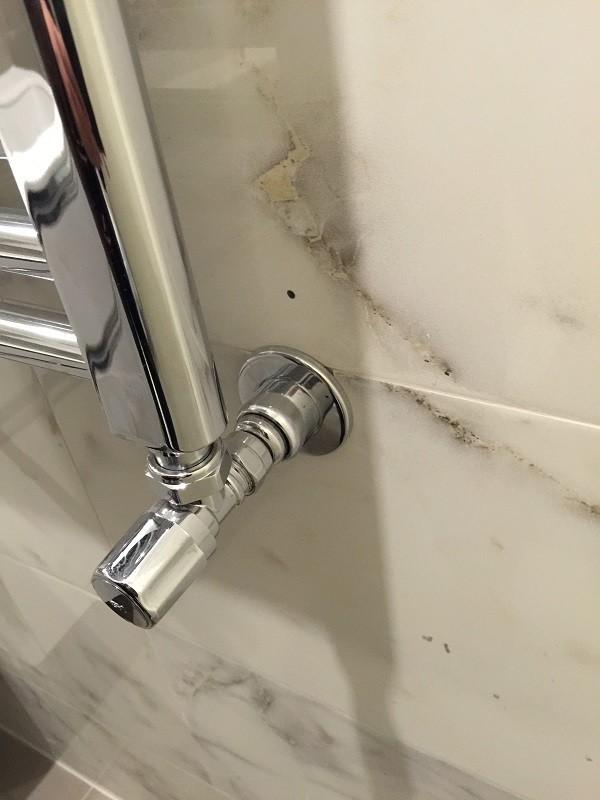 Декоративная накладка на трубу (D. 16-20) для полотенцесушителя (хром) (30-70 мм)  RADIVA