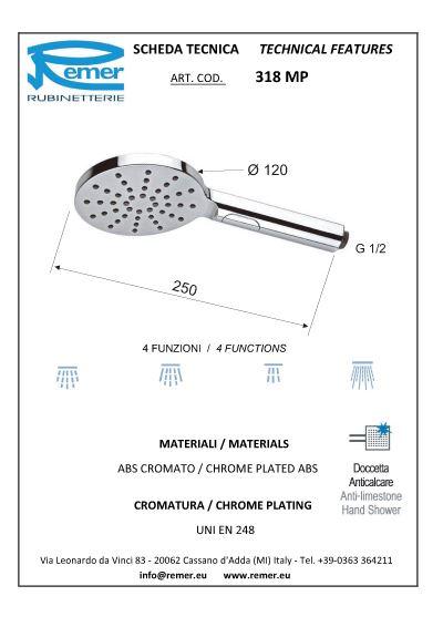 Para dus 318MPX (4 functii)  REMER