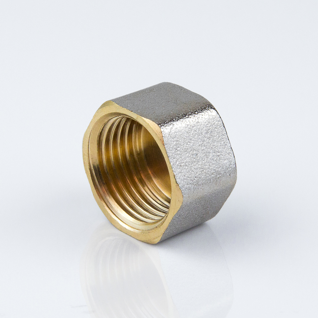 Заглушка-крышка D. 1" М бронзовая SK (RU)