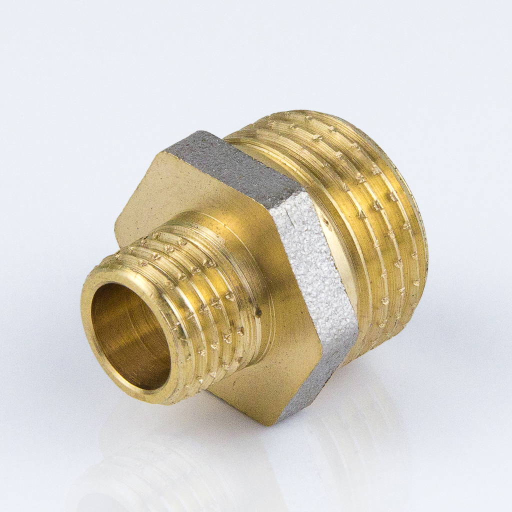 Ниппель переходной D. 1.1/2" x 1" бронзовый SK (RU)