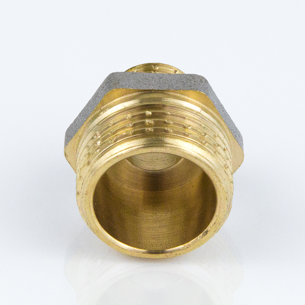 Ниппель переходной D. 1.1/2" x 1" бронзовый SK (RU)