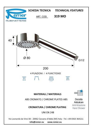 Para dus 319MOX (2 functii)  REMER