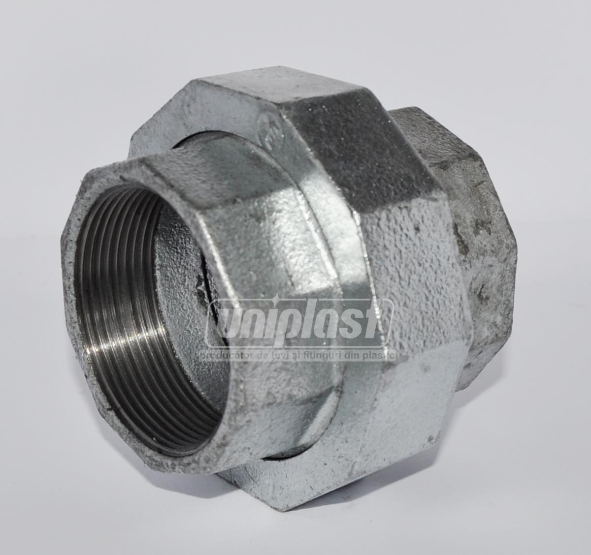 Гайка накидная М/М D. 2" гальванизированная SK (RU)