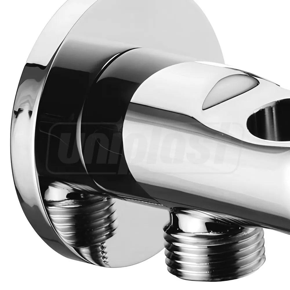 Suport para dus cu alimentare si flansa (D. 60) (cromat) Art. 337  REMER