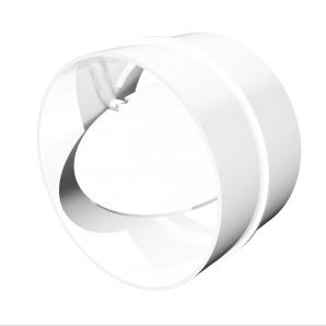 Соединитель с обратным клапаном пластиковый для круглых каналов D.150 15СКПО  ERA