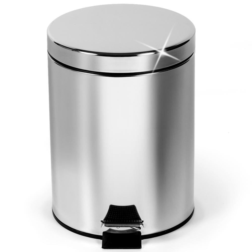 Cos de gunoi cu pedala WC 5 L, plastic Н102