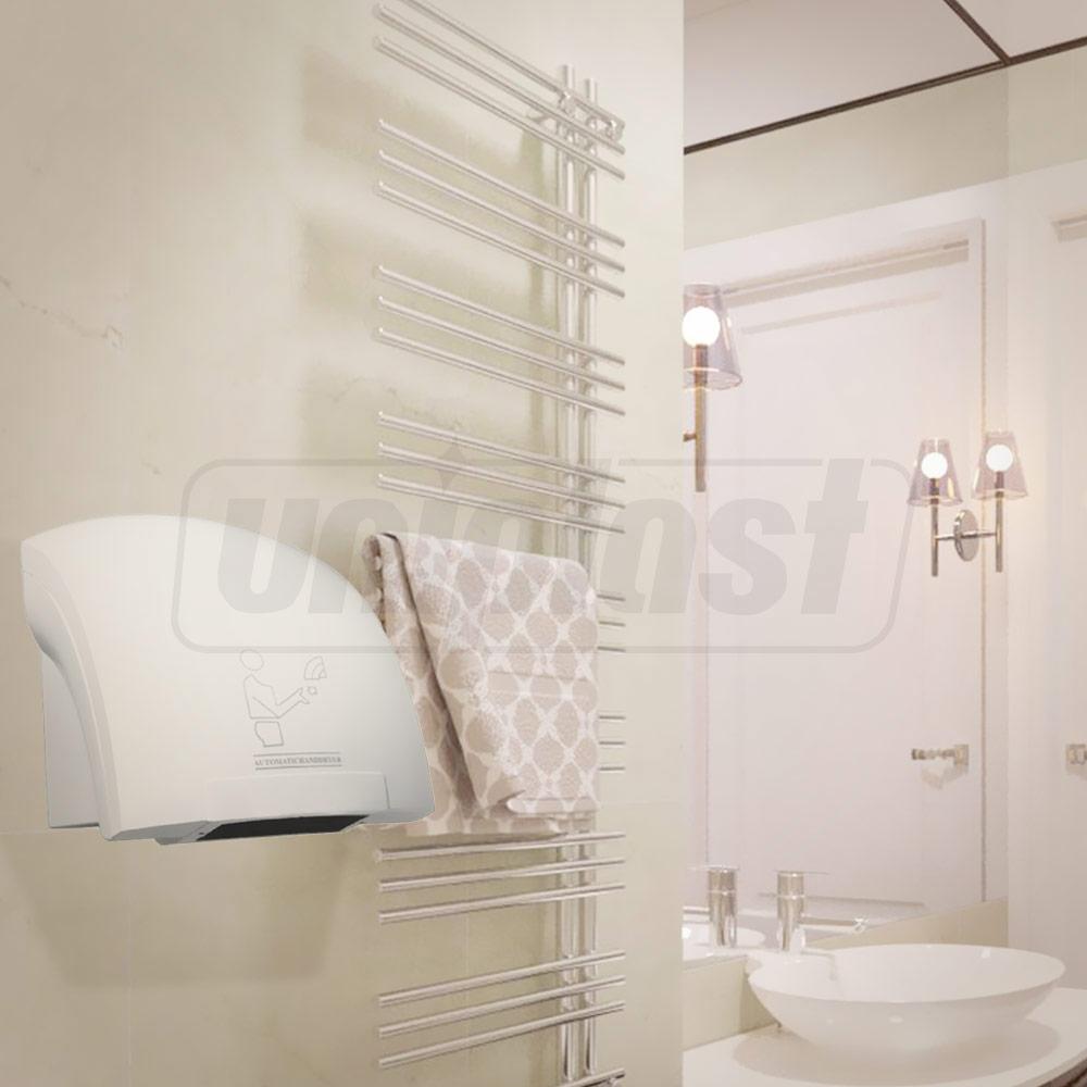 Сушилка для рук автоматическая 2000 W, пластик (белая) HSD-A904