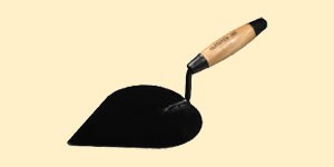 Мастерок сердечко 190 мм деревянная ручка (P012)