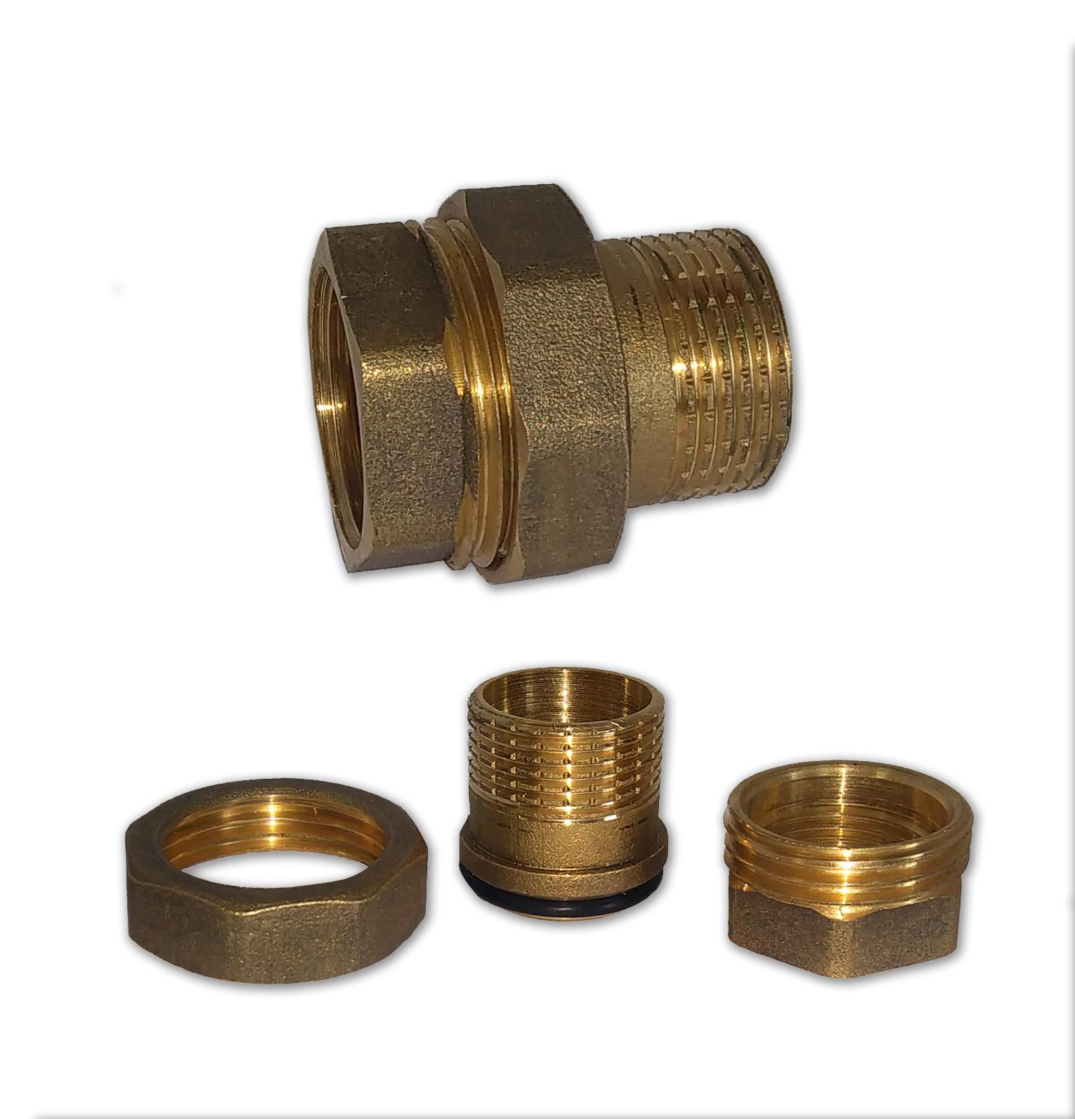 Гайка накидная D.  1/2" П/М бронзовая U (Б0809А)