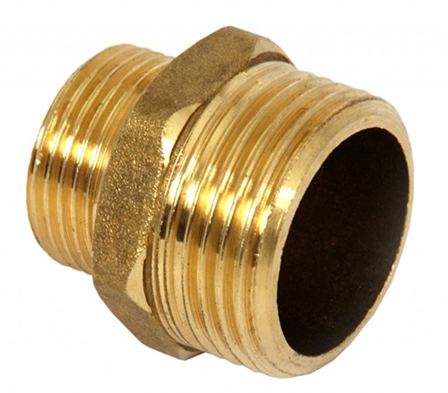 Ниппель переходной D. 3/4" x 1/2" бронзовый U (А0511-1А)