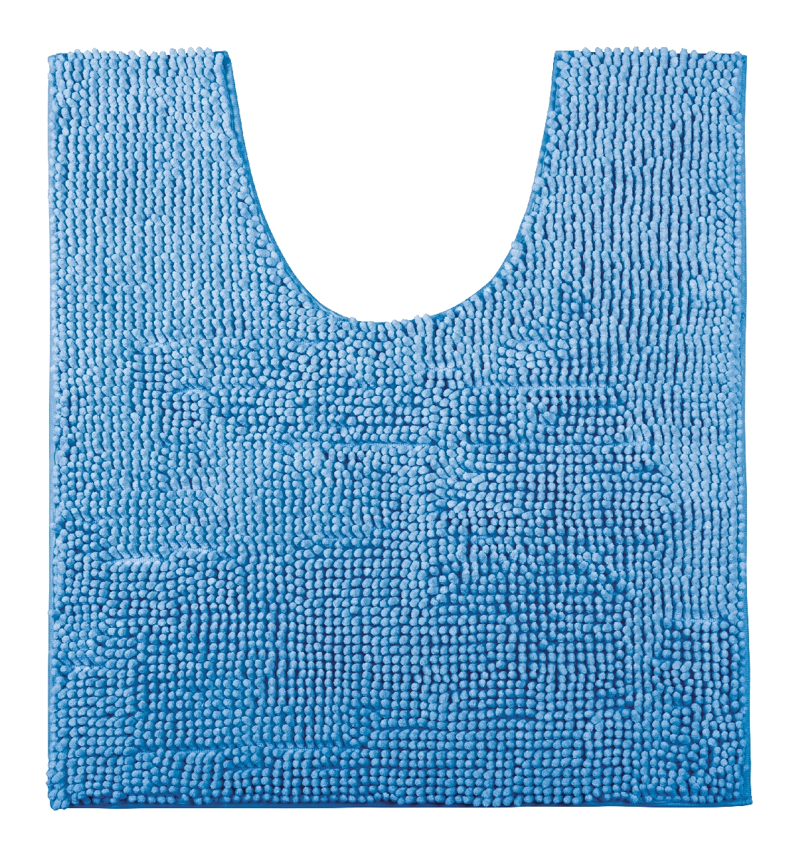 Коврик для WC 55 x 60 см микрофибра (голубой) 14756