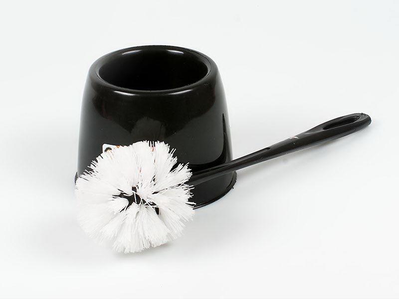 Perie WC negru (set) SV3849
