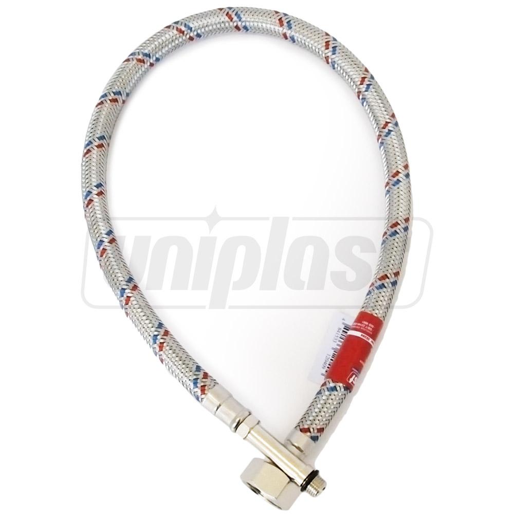 Racord flexibil pentru baterii cu prelungire UNIPLAST L=0.5 m SS 12 mm 1/2 М10 (cu capat lung) din inox