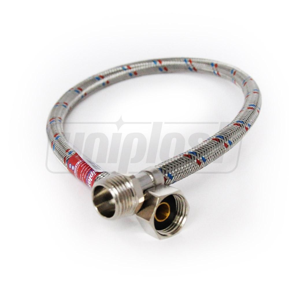 Шланг для воды гибкий UNIPLAST L=0.6 м D. 1/2" П/М нержавеющая сталь