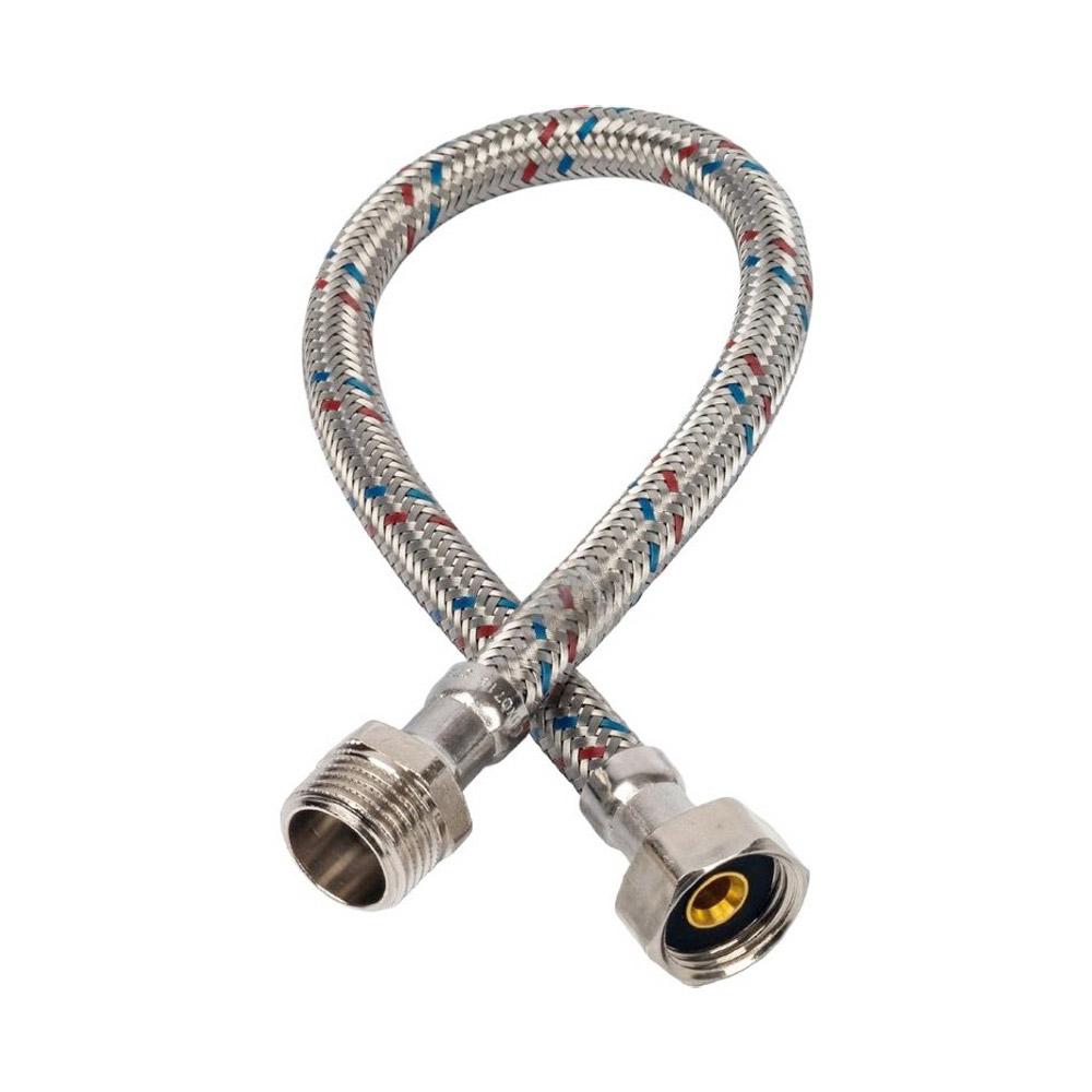 Furtun flexibil antivibrant UNIPLAST L=0.8 m D. 1/2" FE/FI din inox