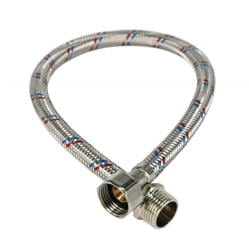 Шланг для воды гибкий UNIPLAST L=1.5 м D. 1/2" П/М нержавеющая сталь