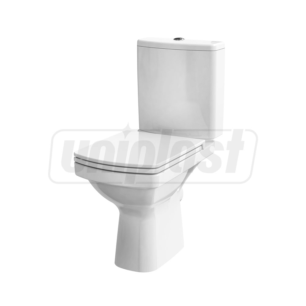 Компакт 3-5 л с нижней подводкой Easy Clean On, с крышкой дюропласт 94381  CERSANIT