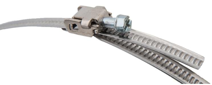 Colier metalic pentru tub ventilatie D.200 QIP215  EUROPLAST