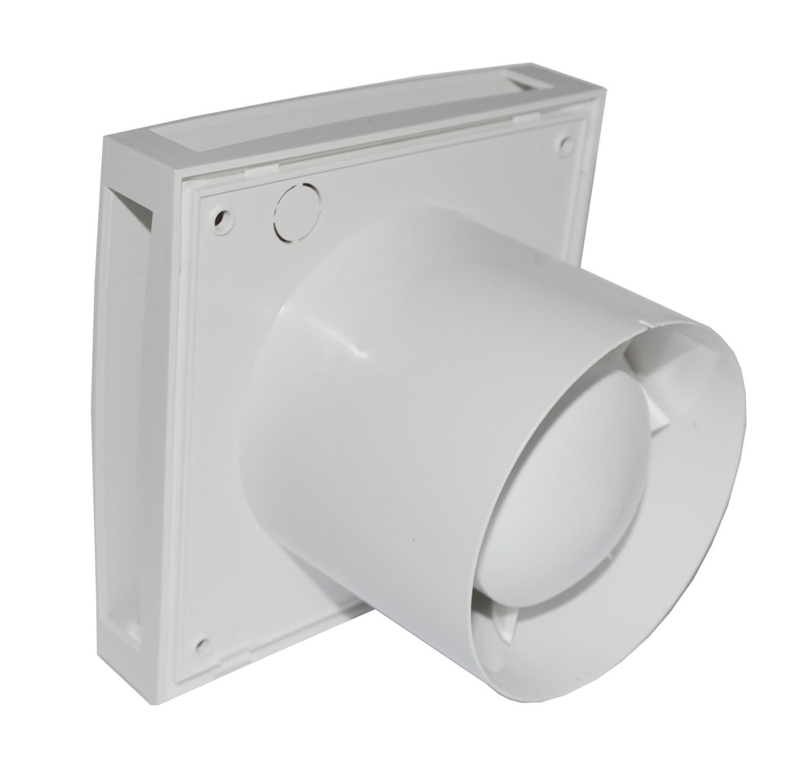 Вентилятор D.100 E-EXTRA - EET100 - 100 м³/ч, 15 W, с декоративной крышкой EUROPLAST