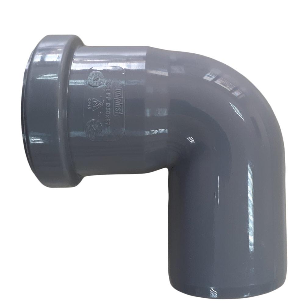 Отвод ПП D. 50 / 90°  UNIPLAST