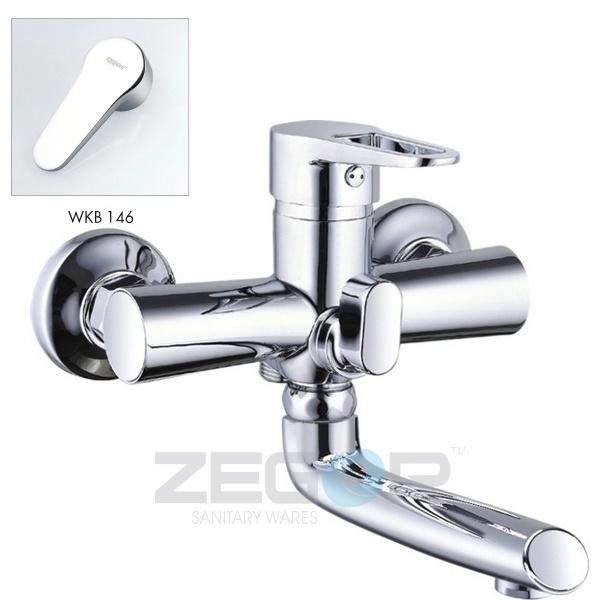 Смеситель для ванны PUD3 A146 короткий излив, картридж D. 40  ZEGOR