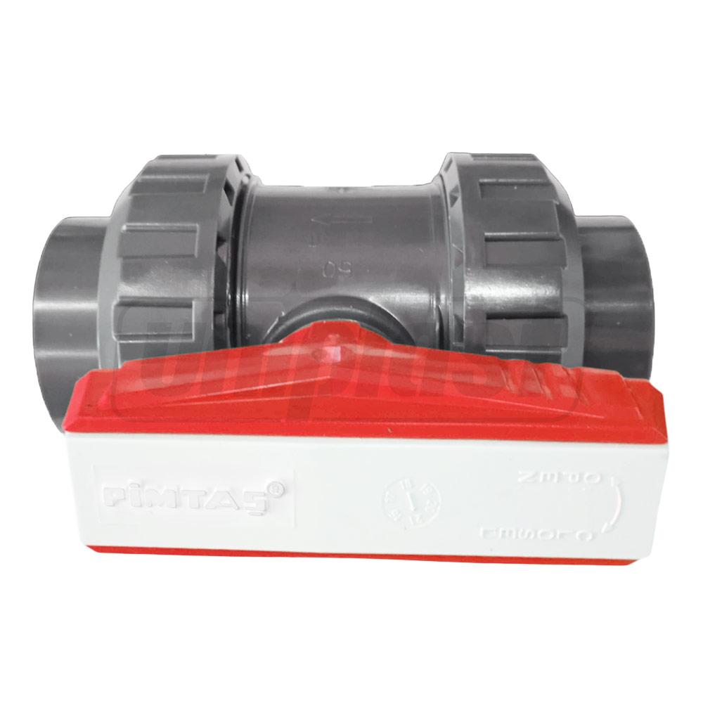 Кран шаровый ПВХ клеевой для кислот D. 25 Art. 205000252  PIMTAS