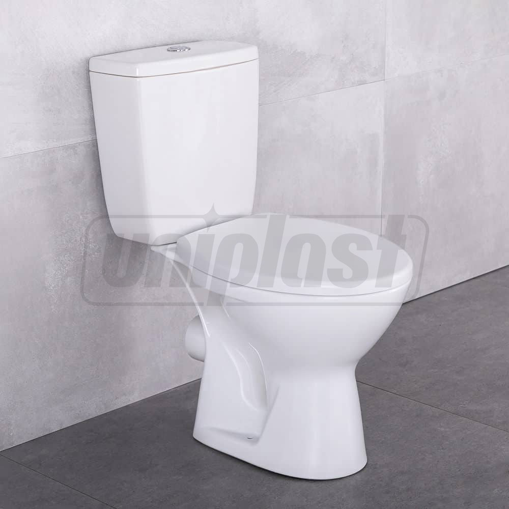 Compact 3-6 L IVA cu alimentare inferioara / cot WC excentric cu capac (101565) CERSANIT