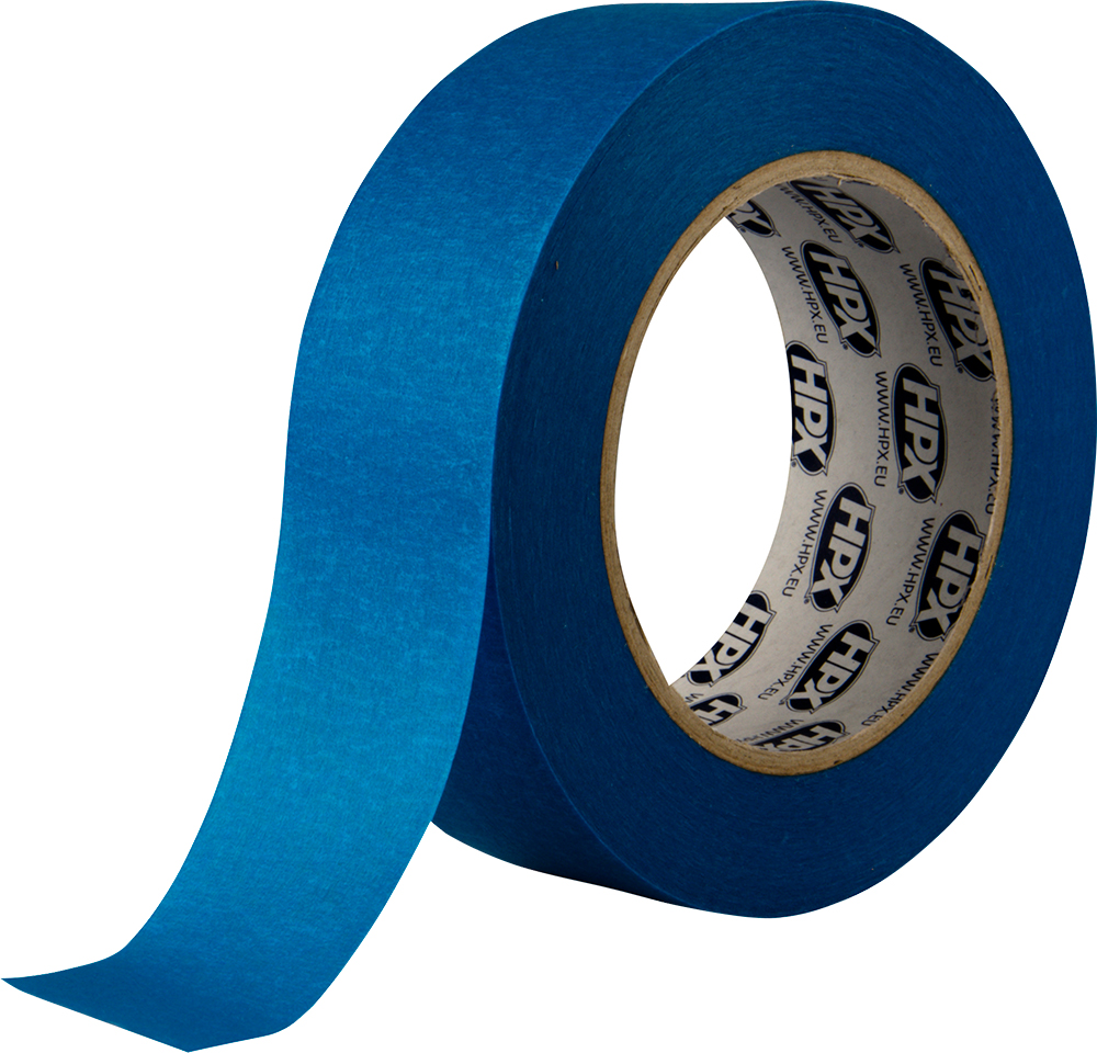 Лента малярная бумажная с УФ-защитой (синяя) 19 мм / 25 м HPX UV MU1925