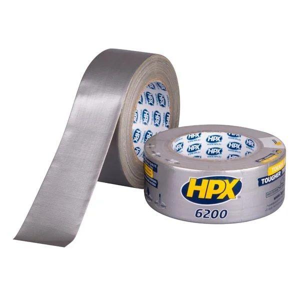 Скотч армированный (серебристый) 48 мм x 25 м HPX6200 CS5025