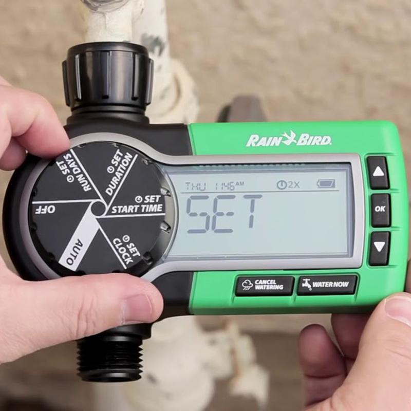 Часы (таймер) цифровые электронные для полива D. 3/4", 1 зона AG ZA84004  RAIN BIRD