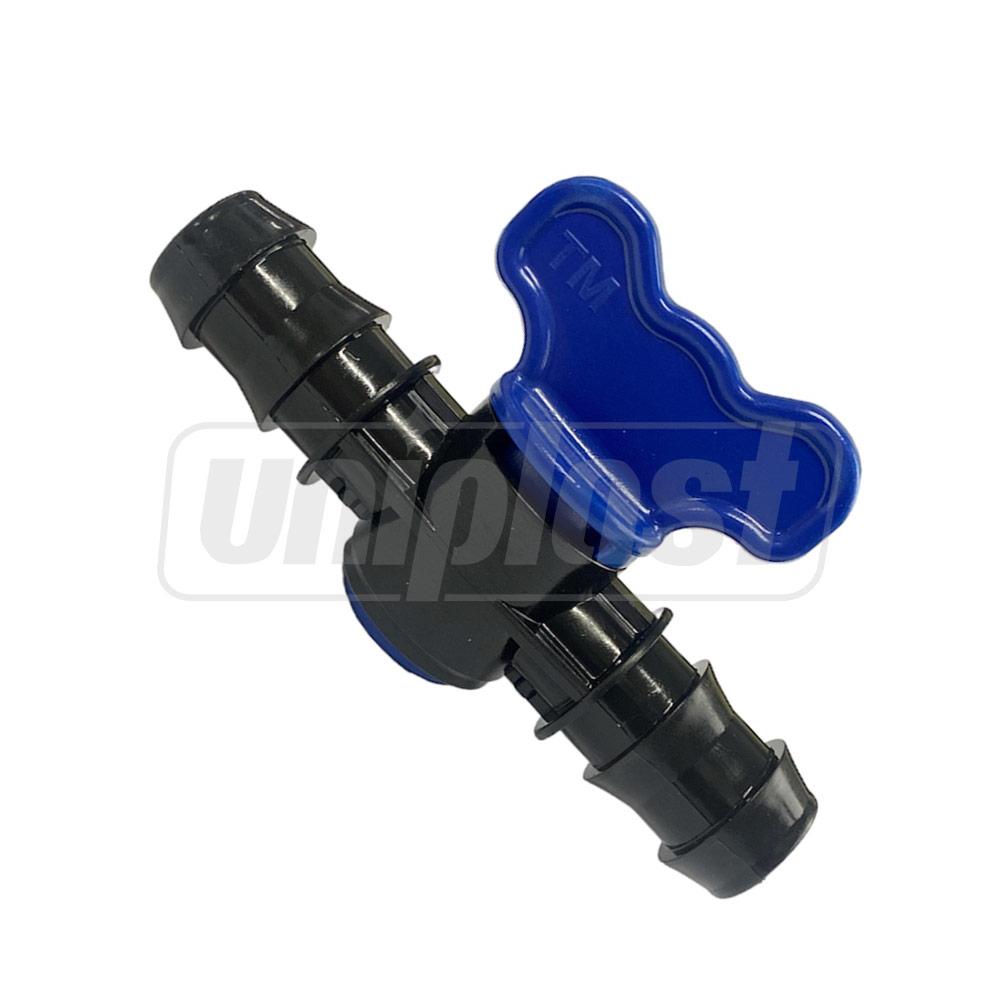 Кран цилиндрический трубка + трубка D. 20 бабочка  MTS