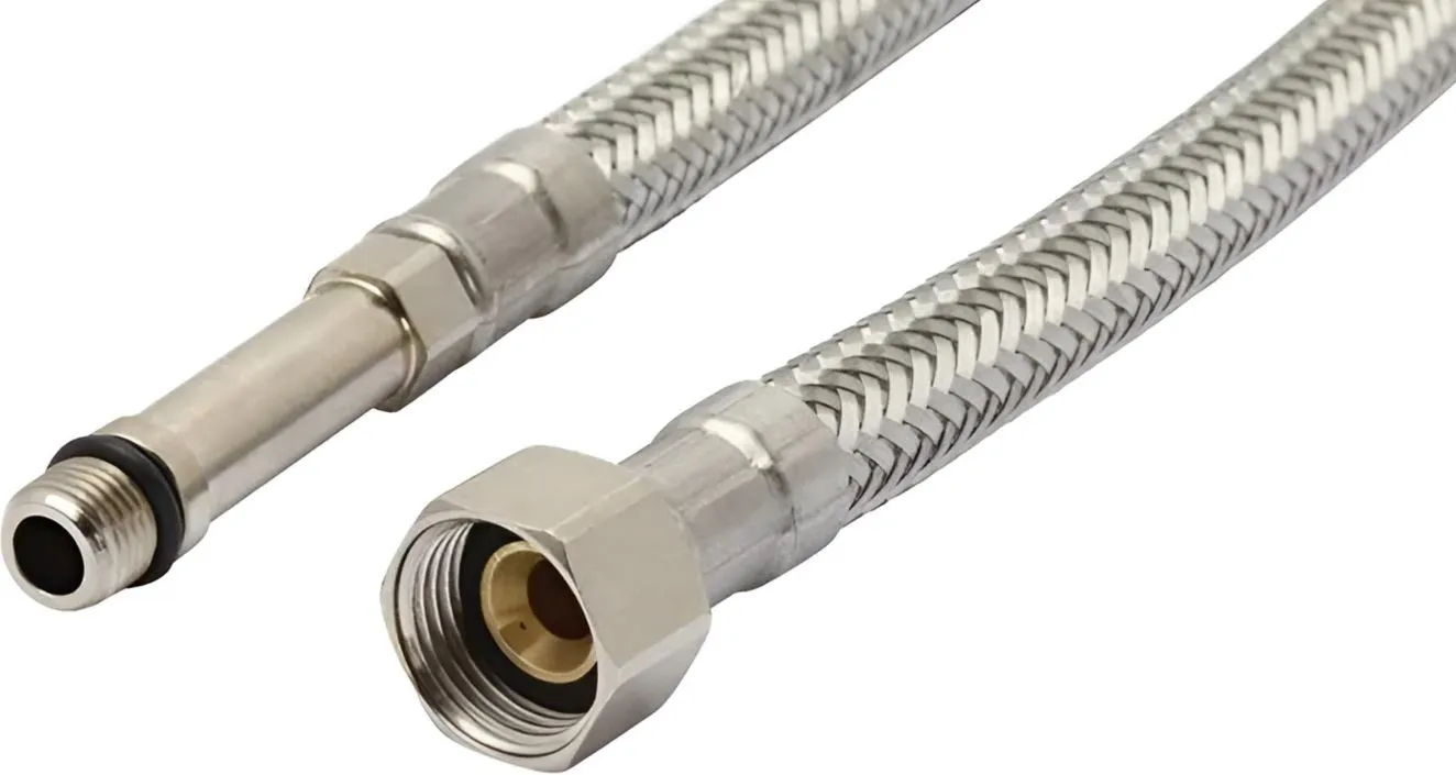 Racord flexibil pentru baterii cu prelungire REMER L=0.5 m - ML10x1x1/2"F (cu capat lung)