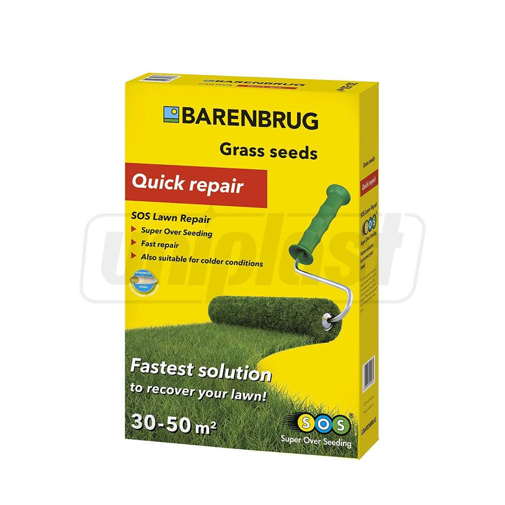 Семена для газона Super Over Seeding 1 кг Quick repair BARENBRUG