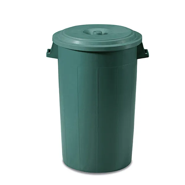 Cos plastic cu capac pentru deseurilor 120 L (verde azuriu)  STP