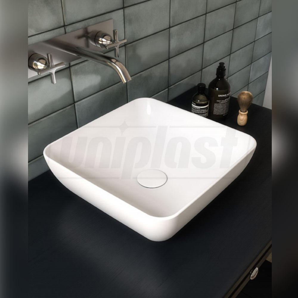 Lavoar ceramica patrat 38 KLEO (380 x 380 x 125 mm)  CERANO