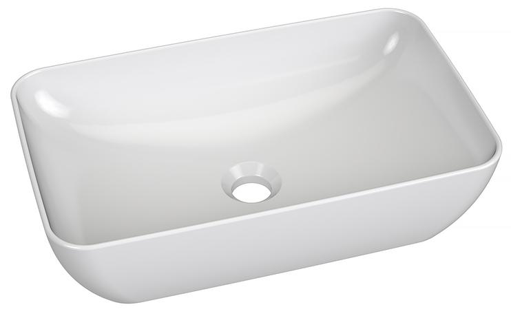 Умывальник накладной прямоугольный 50 KLEO (500 x 310 x 125 мм)  CERANO