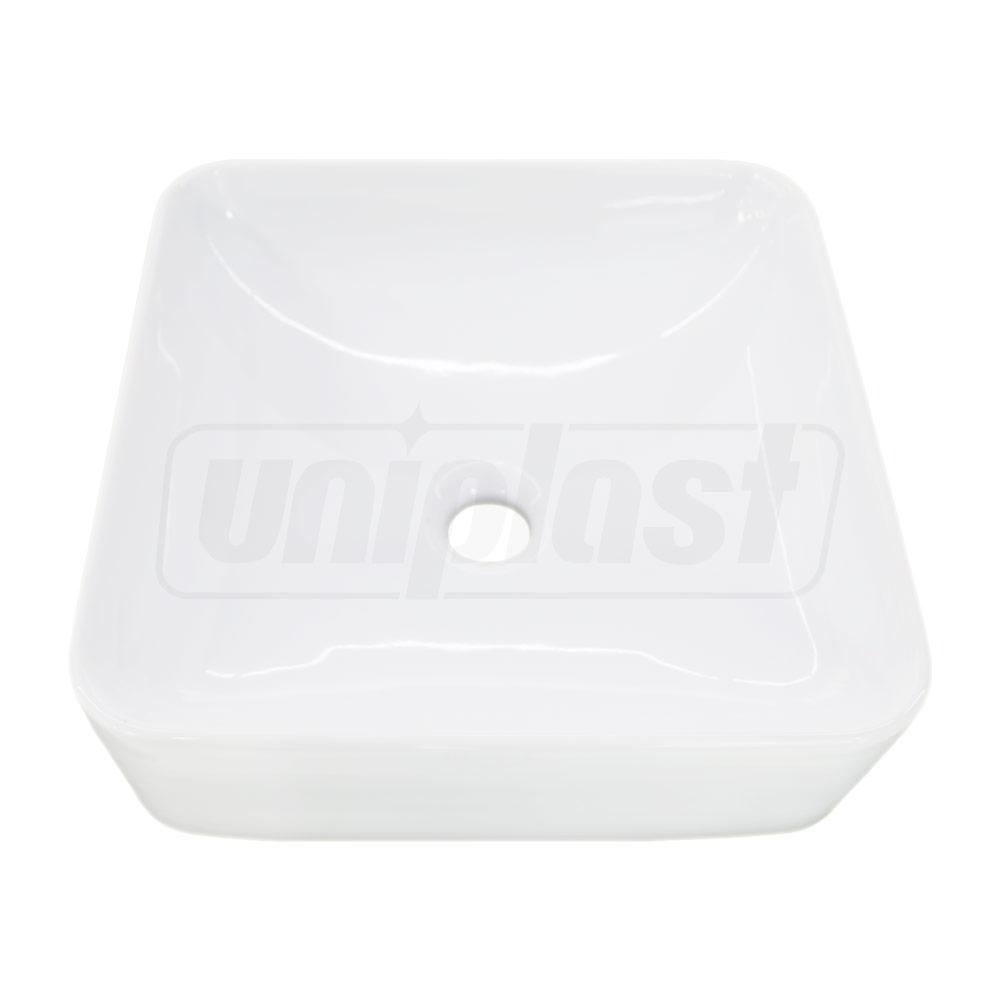 Lavoar ceramica patrat 38 VERTI QUADRO (380 x 380 x 125 mm)  CERANO